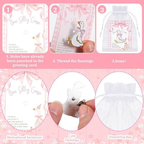 Quelay 60 Sets Flamingo Gift for Women Employee Appreciation Gifts Bulk Positive Pink Flamingo Pins You're Flamazing Inspirational Notecard Thank You for Coworker Staff Volunteer Teacher Pocket Favor in Saudi Arabia
