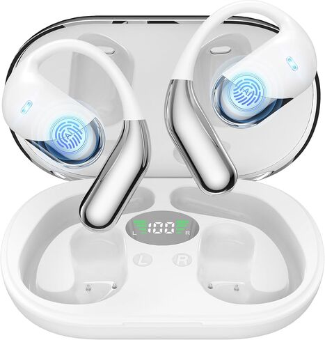 تترجمة سماعات الأذن في الوقت الفعلي - AI 144 Language Translator سماعات أذن ، 5.4 براعم الأذن مع ميكروفون إلغاء ضوضاء ENC ، عرض الطاقة LED ، سماعات رأس IPX7 للماء لتشغيل التمرين ، الأرجواني in Kuwait