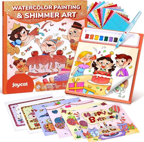 JoyCat Paint with Water Coloring Books, Art & Craft Activity, No Mess Art for Kids Ages 4-8, Craft Kits & Supplies, DIY Creative Activity, Presents for Girls & Boys (Underwater World) in Kuwait