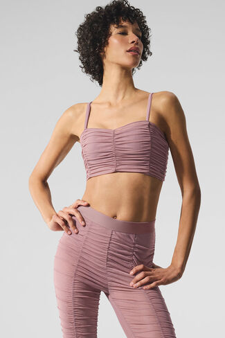 حمالة صدر Alo Yoga Airlift Mesh Cherish - كوارتز سموكي in Kuwait