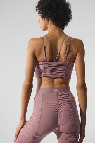 حمالة صدر Alo Yoga Airlift Mesh Cherish - كوارتز سموكي in Kuwait