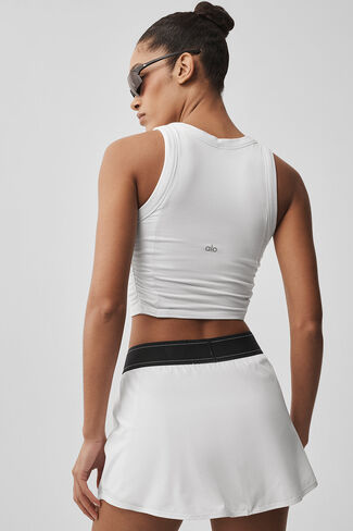 Alo Yoga Sway Bra Tank - White in Saudi Arabia