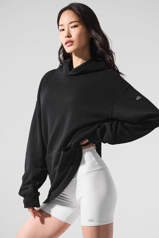 Alo Yoga Chill Hoodie - Black in Saudi Arabia