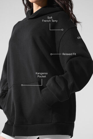 Alo Yoga Chill Hoodie - Black in Saudi Arabia