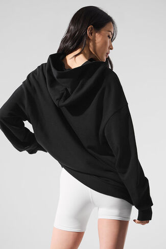 Alo Yoga Chill Hoodie - Black in Saudi Arabia