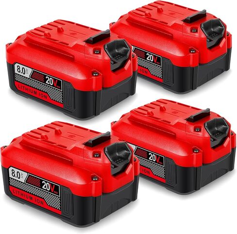ترقية 8000 مللي أمبير في الساعة بديلة عالية السعة لبطارية Craftsman 20V V20 (عبوتان) متوافقة مع CMCB205 CMCB204 CMCB206 CMCB202 CMCB201 20V أدوات كهربائية لاسلكية in Kuwait