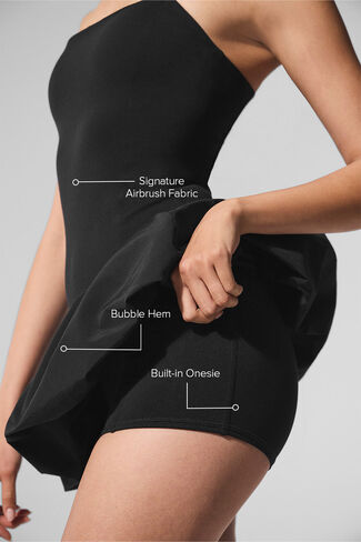 فستان تنس يوجا آيربراش لوف ماتش من ألو - أسود in Kuwait