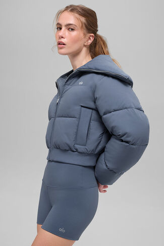 Alo Yoga Captivate Puffer - Bluestone in Saudi Arabia