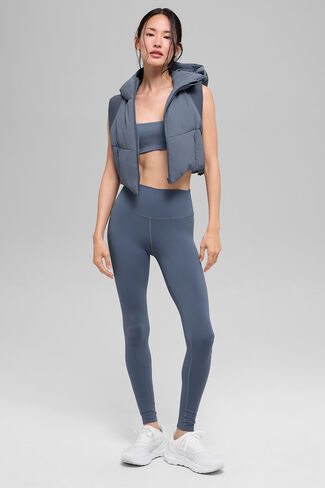 Alo Yoga Fast Lane Puffer Vest - Bluestone in Saudi Arabia
