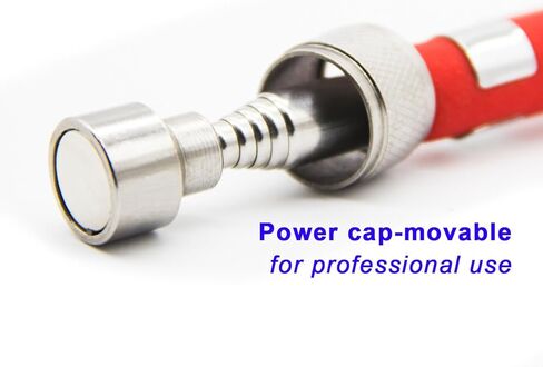 أداة التقاط مغناطيسية تلسكوبية، عصا مغناطيسية 10 رطل، مغناطيس قابل للتمديد 30 بوصة مع مشبك جيب in Kuwait