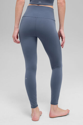 Alo Yoga 7/8 High-Waist Airbrush Legging - Bluestone in Saudi Arabia