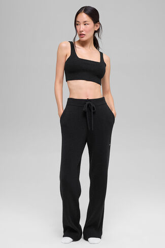 ألو يوجا سناجل أب سويتر صدرية - أسود in Kuwait