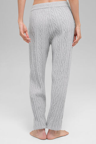 Alo Yoga Cable Knit Winter Bliss Pant - Athletic Heather Grey in Saudi Arabia
