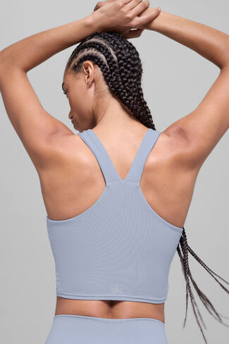 Alo Yoga Airbrush Real Bra Tank - Winter Frost in Saudi Arabia