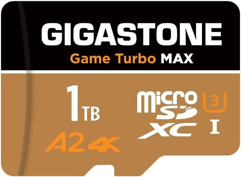【استعادة البيانات لمدة 5 سنوات】 بطاقة GIGASTONE 128GB Micro SD، 4K Game Turbo، بطاقة ذاكرة MicroSDXC لنينتندو سويتش، GoPro، كاميرا الحركة، DJI، فيديو UHD، R/W حتى 100/50 ميجابايت/ثانية، UHS-I U3 A2 V30 C10 in Kuwait
