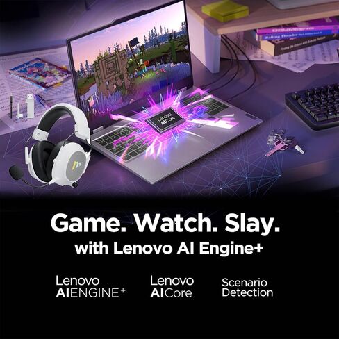 كمبيوتر محمول للألعاب Lenovo LOQ، شاشة 15.6 بوصة FHD 144 هرتز، AMD Ryzen 7 250، NVIDIA GeForce RTX 5050، ذاكرة الوصول العشوائي 16 جيجابايت، 512 جيجابايت SSD، Wi-Fi 6، لوحة مفاتيح بإضاءة خلفية، Win 11 Home، Luna Grey، مع ملحقات Mytrix Lifetime Office in Kuwait