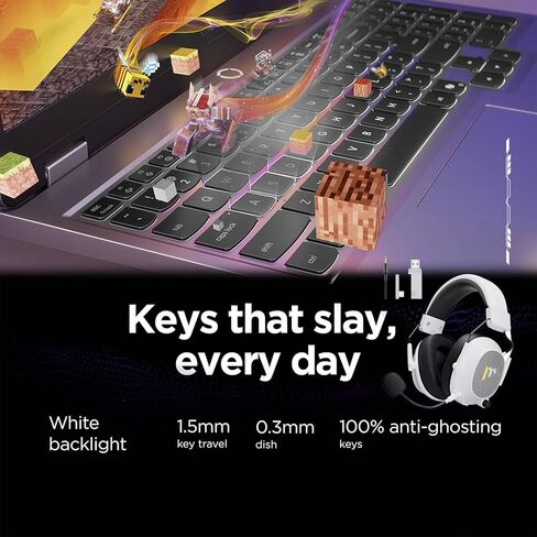 كمبيوتر محمول للألعاب Lenovo LOQ، شاشة 15.6 بوصة FHD 144 هرتز، AMD Ryzen 7 250، NVIDIA GeForce RTX 5050، ذاكرة الوصول العشوائي 16 جيجابايت، 512 جيجابايت SSD، Wi-Fi 6، لوحة مفاتيح بإضاءة خلفية، Win 11 Home، Luna Grey، مع ملحقات Mytrix Lifetime Office in Kuwait