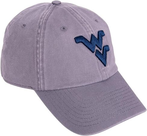 Desert Cactus West Virginia University Baseball Hat WVU Mountaineers Brimmed Embroirderd Hats Cap Adjustable Cloth Strap Adult (Style A1) Gray in Saudi Arabia