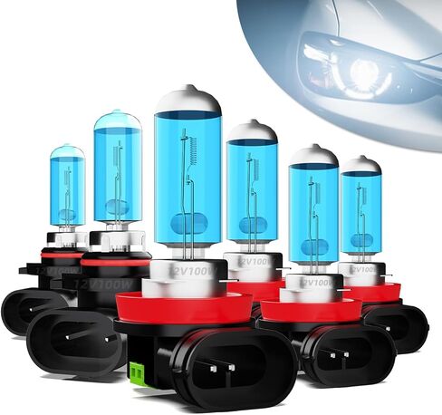 Headlight Bulbs Fit For Nissan Maxima 2008, 9005 9005 High Low Beam Combo, 5500K White Light Super Bright High Performance Halogen Headlight bulb, 4PCS in Saudi Arabia