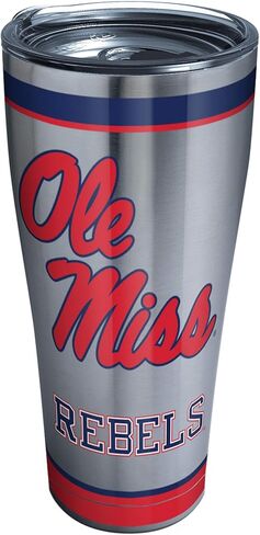 Tervis Triple Walled Ole Miss University of Mississippi Rebels Insulated Tumbler Cup Keeps Drinks Cold & Hot, 30oz - Stainless Steel, Tradition in Saudi Arabia