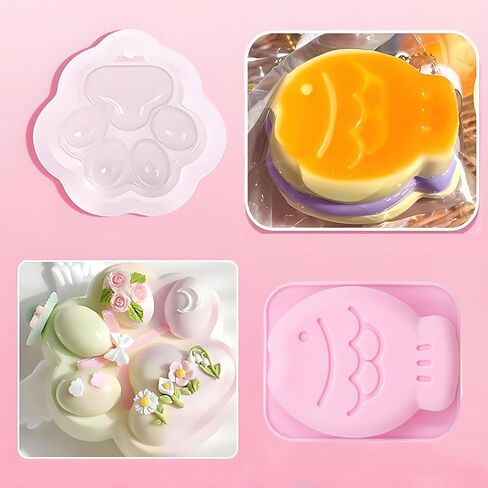 قوالب سيليكون Jiofaviu لـ Taba Squishy ، Diy Squishy Making Moulds ، Gel Squishy ، Fufu Squishy - Silicone Morn Att ، مسحوق التدفق لـ Taba Squishy (200 مل - 8 أشهر) in Saudi Arabia