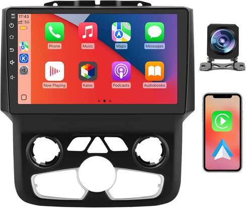 Car Radio Stereo for Dodge Ram 2013-2018 1500 2500 3500 Automatic AC 2+64G in Kuwait