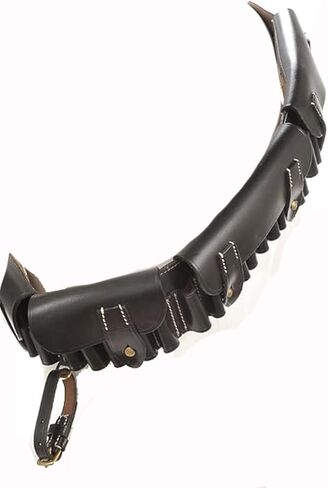 British Victorian Era Martini-Henry P-1882 Brown Leather Ammunition Bandolier - 50 Round Capacity in Saudi Arabia