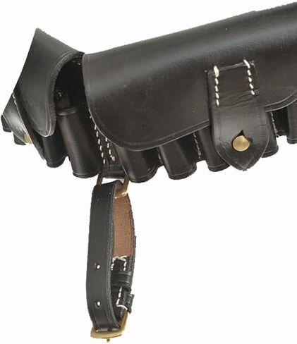 British Victorian Era Martini-Henry P-1882 Brown Leather Ammunition Bandolier - 50 Round Capacity in Saudi Arabia