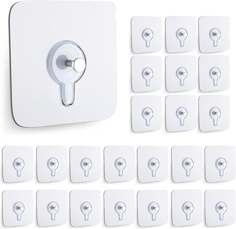 20pcs شماعات الصورة الشاقة في المخلب الجاف: خطاف الجدار للتعليق ، صورة ، مرآة ، ملصق ، فن ، ديكور-لا توجد ضرر خالٍ من الأدوات خالٍ من الأسماء ، in Kuwait