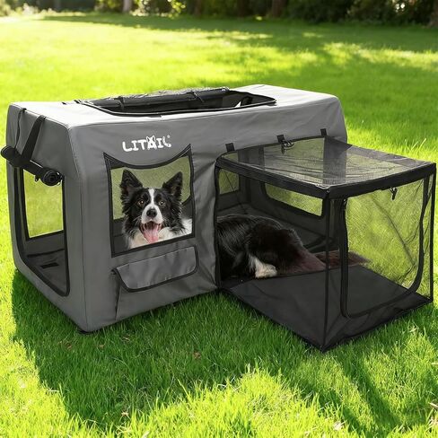 2 في 1 في 1 دوج دوب ، القطط الكبيرة للقطط مع منطقة صغيرة صندوق ، 39 '' Puppy Pet Playpen indoor/ourdoor cats مغلق ، كينيل قفص Cat Dog Tent Crate ، Portable Playpen for Hitten ، Play Play Pen in Kuwait
