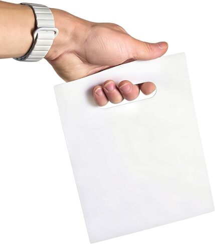zzwjhpak 20 PCS Small White Gift Bags, 12"x15" Merchandise Bags for Small Businesses, Goodie Bags Party Favor Bags for Kids, Treat Bag Retail Bag with Handle for Kids Birthday, Christmas in Saudi Arabia