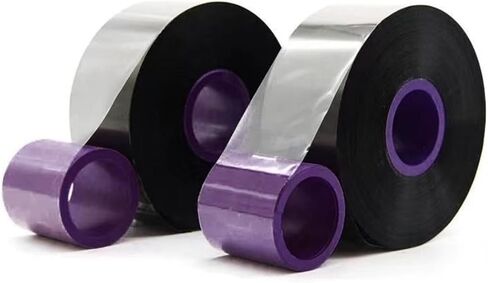 Black Wax Resin General/Premium Grade TTO Thermal Transfer Ribbon Near Edge for Printers Food Packaging Date Printing. (55mm*600m Ink in 2rolls) in Saudi Arabia