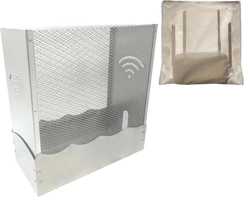 Large WiFi Router Cover Shielding E m f Blocker for WiFi Router Box E m f Faraday Cage E M f Blocker for Home E m f Shield Large Faraday Bags EMP Proof Blocks 5G About 90% E m f Protection in Saudi Arabia