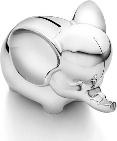 Silver-Plate Piggy Baby Bank in Saudi Arabia