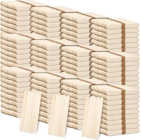 2500 PCS كبيرة جامبو عصي الحرف الخشبية الجزء الأكبر 6 بوصات متعددة الوظائف شمع العصي الحرف لآيس كريم البوب ​​يمكن التخلص من الاكتئاب DIY ، الإثارة (لون الخشب) in Saudi Arabia