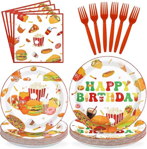 96 Pcs Twins Baby Shower Party Decorations Pink and Blue Paper Plates and Napkins Twins Birthday Disposable Tableware Set for Twin Boy and Girl 1st Birthday Baby Shower Party Supplies, Serves 24 in Kuwait