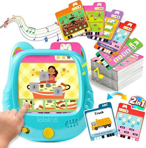 Talking Flash Cards for Kids 3 4 5 سنوات ، ألعاب تعليمية صغيرة مع 136 كلمة و 64 لعبة ، لعبة Montessori التعليمية للأطفال ، أنشطة التعلم في مرحلة ما قبل المدرسة ، وهدايا Boys Girls in Kuwait