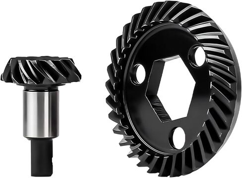 UTB18 Bevel Gear Set 33T/13T Helical Gear 40Chrome Steel Transmission Gears for Axial Capra UTB18 Upgrades Trail 4WD&4WS 1/18 RC Crawler in Saudi Arabia