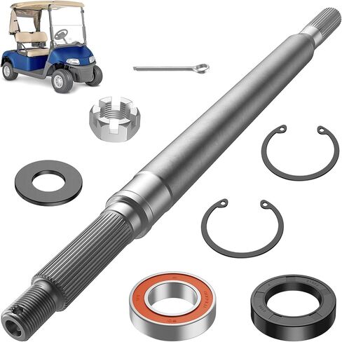 Drive-up EZGO RXV Rear Spline Axle Shaft for Electric Golf Cart 2008-Up Passenger Side OEM 620341 614209 in Saudi Arabia