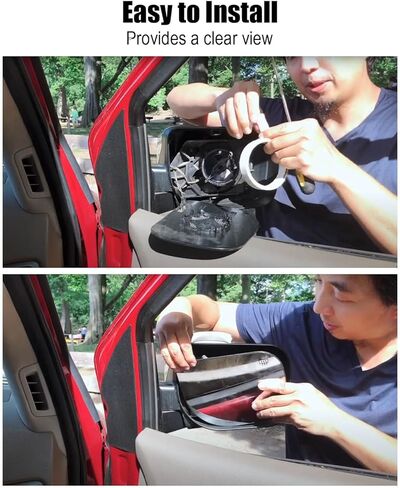 Heated Blind Spot Mirror Glass Compatible with Nissan Titan & Titan XD 2016-2024 Replace 96365EZ10B 96365EZ32A, Right Passenger Side in Saudi Arabia