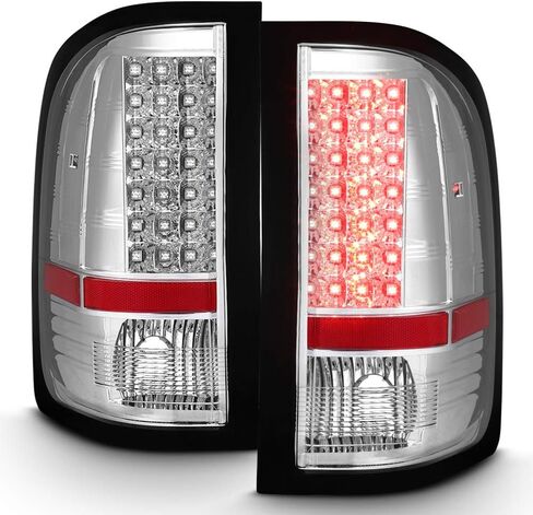 AKKON - For Smoke 07-13 Silverado Pickup Full LED Tail Lights Brake Lamp Replacement Driver And Passenger Side in Saudi Arabia