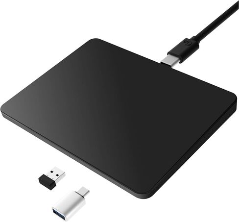 MICROPACK Digitally Yours Wired Trackpad for Windows 7/10/11, USB Trackpad with Multi-Touch Gestures, Plug-and-Play USB Touch Pad Mouse Pad Large for PC Computers & Laptops, Black in Saudi Arabia