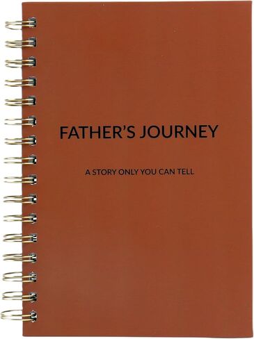 أبي أخبرني مجلة Life Story Leather Journal (Hardcover) - تذكار لعائلة مع + 275 مطالبة بمشاركة كتاب قصة حياته وذكرياته ، عيد الأب ، هدية عيد الميلاد من ابنة وابن in Kuwait