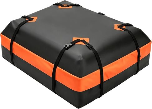 DUMOS Car Rooftop Cargo Carrier 20 Cubic Feet, Car Roof Waterproof PVC Bag, with Anti-Slip Mat, Combination Luggage Lock, Reinforced Straps & Door Hooks, Fit Vehicles with/Without Roof Racks in Saudi Arabia