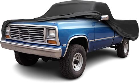 Car Covers Weatherproof Max Truck Cover & Warranty Compatible with Dodge 1981-1993 Ram D100 Regular Cab, 6.5'– Outdoor Cover, Prevents Theft with Cable Lock in Kuwait