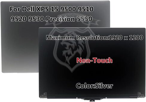 15.6 بوصة لـ Dell XPS 15 9500 9510 9520 9530 الدقة 5550 FHD1920x1200 LCD شاشة عرض LED مجموعة لوحة كاملة غير تعمل باللمس (السيرفر) in Kuwait