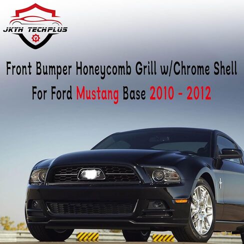 مجموعة الشبك الأمامي العلوي الأسود كاليفورنيا لمعان خاص لـ 2013 2014 فورد موستانج Base/Boss 302/GT/Shelby/Shelby GT500 2-Door in Kuwait