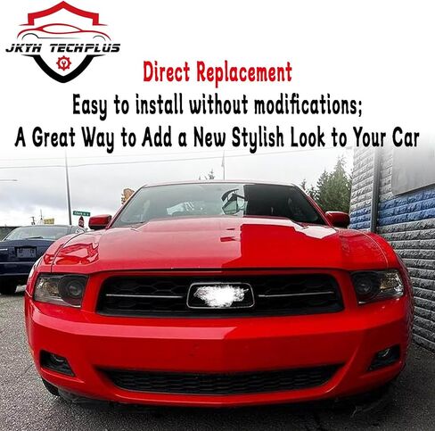 مجموعة الشبك الأمامي العلوي الأسود كاليفورنيا لمعان خاص لـ 2013 2014 فورد موستانج Base/Boss 302/GT/Shelby/Shelby GT500 2-Door in Kuwait