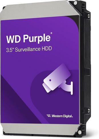 Western Digital 4TB WD Purple Surveillance Internal Hard Drive HDD - SATA 6 Gb/s, 128 MB Cache, 3.5" - WD44PURZ in Saudi Arabia
