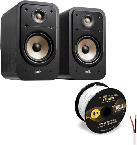 Polk Audio Signature Elite ES35 Center Channel Speaker Cable Bundle (White) in Saudi Arabia